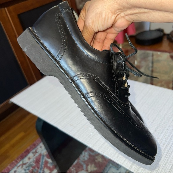 Rockport Men’s Size 10 Dresports Black Wingtip, new - Picture 5 of 12